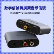 衕軸數字光縴音頻轉換器 音響功放耳機SPDIF轉模擬3.5mm 音源轉換器 音量調節 音頻線電視音響解碼器