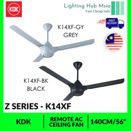 KDK CEILING FAN 56'' 3 BLADE REMOTE K14XF