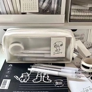 Snoopy Pencil Case & Cute Large Capacity Pencil Case Pencil Pouch/ Aesthetic Pencil Case/make Up Bag