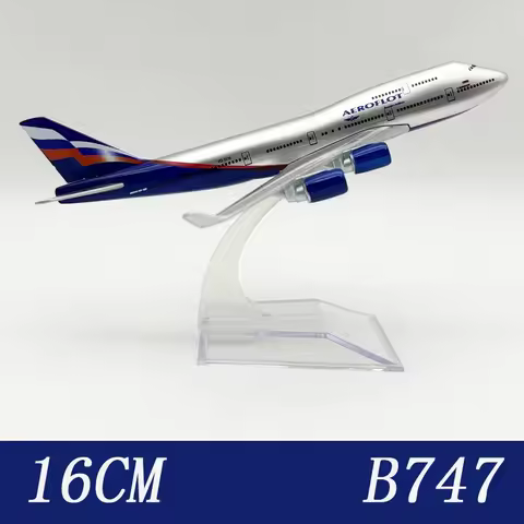 1:400 Scale Model Airplane Russia Airlines b747 Alloy Diecast Aircraft Aviation Plane Replica Collec