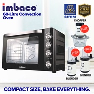 Imbaco 60L Capacity Heavy Duty Electric Convection Toaster Oven (60L) WCV-60BL 3-in-1 Chopper Blende