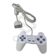 (LOGO) Classic Game Controller for PS1 for PlayStation1 game controller wired gamepad white Colour