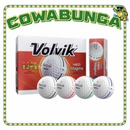 [VOLVIK] NEO MAGMA Golf Balls 3PC 12 Balls