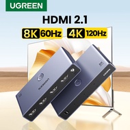 UGREEN HDMI 2.1 2.0 8K Switch 3 in 1 Out with Remote Control 8K 60Hz, 4K 120Hz Converter Splitter Switcher For Xbox PS5 Monitors