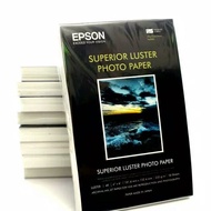 Kertas Foto 4R EPSON Original Superior Luster Bukan Fujifilm