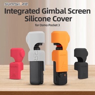 For OSMO Pocket 3 ซิลิโคนป้องกันเลนส์ กิมบอล Integrated Gimbal Camera Protector Silicone Cover Screen Protective Case Accessories for Osmo Pocket 3