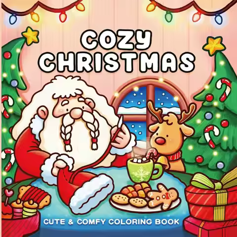 Immersive Color-by-Number Adult Coloring Book - Perfect for Mindful Fun Bonding Ideal Christmas And