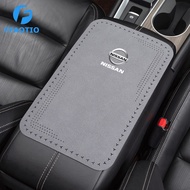 FFAOTIO Car Arm Rest Cushion Center Console Cover Car Interior Accessories For Nissan Note GTR Qashq