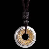 Safe Buckle Men Women 999 New Chinese Style Chinese Style Pendant Pendant Sterling Silver Old Silver