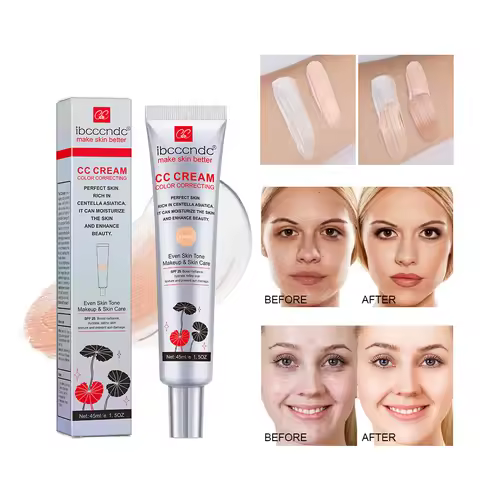 Correcting CC Cream Moisturizing Waterproof Anti-sweat Makeup Before Concealer Lasting erborian Wome