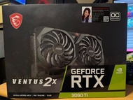 （誠可議）二手微星顯卡MSI GeForce RTX3060Ti VENTUS 2X 8G（非礦卡）