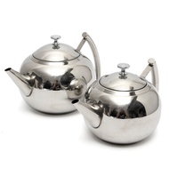 Teapot Coffee Tea Pot Kettle Teko Kopi with Filter Strainer Cerek Air Dapur Polished Stainless Steel