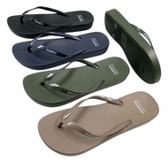 88 LUOFU Women's Lightweight Rubber Flip Flops Imported E7140-BRJWT (D5)