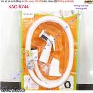 [HCM]Vòi xịt vệ sinh nhà tắm Onpas KAG-KV44 vòi rửa bồn cầu dùng cho nước phèn vùng biển dây xịt cao