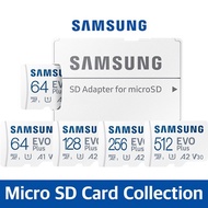 Samsung NEW Micro SD Collection EVO PLUS KA/HA 128GB 256GB 512GB 100% Genuine Product