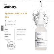 The Ordinary Bộ Chống Lão Hóa Da - Hyaluronic Acid 2 + B5 / “ Buffet ” - 2×30ml (Có Bán Lẻ)