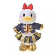 日本 Disney Store 直送 (現貨正版) – D188 – nuiMOS女裝 節日華麗金色藍色海軍上衣、百褶裙和鞋子 連紅色蝴蝶結頭飾 (不連公仔)