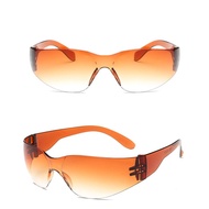 DFDFF แฟนซี ที่ไร้ขอบ ที่ UV400 กระจกบังลมกีฬา แว่นตากันแดดสำหรับขับขี่ แว่นตาขี่จักรยาน แว่นตากันลม แว่นตากันแดดไร้ขอบ