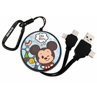 迪士尼米奇老鼠 PD快充多合一伸縮鏡面充電線 便攜可伸縮式