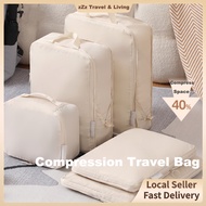 [SG] Travel Storage Bag Travel Compression Bag Travel Bag Organiser Compression Packing Cube