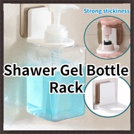 Strong Suction Bathroom Shampoo Bottle support  Hooks Wall Mounted Self Sticky Wall Storage Strong Adhesive Hook Holder Shower Gel Shampoo Holder