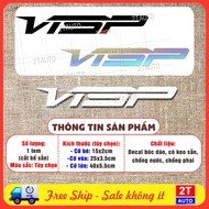 (PRICE For 1 STAMP) VISP Decal Sticker Logo, F10, F12 F13 F15 GRAY Lettering Sticker, VISP Lettering