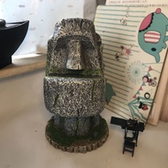 【Yuanyi】Easter Island Stone Statue Storage Pen Holder/Flowerpot Easter Island Stone Statue Storage P