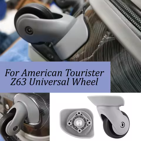 For American Tourister Z63 Suitcase Universal Wheel Luggage Accessories Spare Parts for Trolleys Whe