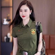 Repurchase Rate 90%📈 Army Green Overalls Skirts Camouflage Short Skirts Women Summer New Style A-Lin