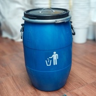 Drum Tong Tempat Sampah Plastik 60 Liter. Toren Tangki Tandon Air