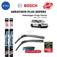 Bosch Aerotwin Plus Multi Clip Wiper Set for Volkswagen Cross Touran (Year 2015-Present) (24"/18")