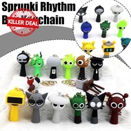 Sprunki Rhythm Box Keychain Game Peripheral Doll Rhythm Pendant Small Box Gift I5o6