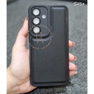 Samsung S25 edge S25 ultra S25 plus S25 a26 5G a36 5G a56 5G a06 5G leather pro black soft Case blac