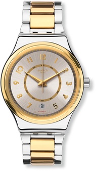 Swatch Men's Irony YIS410G Gold Stainless-Steel Automatic Fashion Watch