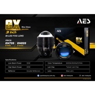 AES GX 3INCH 2PCS BI-LED FOG LIGHT PROJECTOR LENS WHITE & 3COLOR