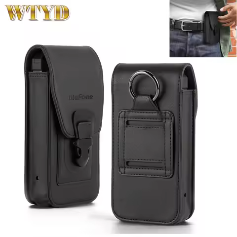 Leather Cellphone bag waist bag For Ulefone Armor 24 Ulefone Armor Holster Multi-Purpose Phone Pouch