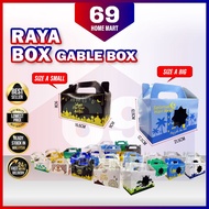 2024 Hari Raya Aidilfitri box Kuih Raya Packaging Bag Biskut Doorgift Bag Open House 2 size box
