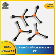 Black Y Key 12x14x17 EF Allen Key Set