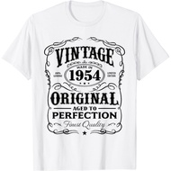 New Vintage cotton Men's T-shirt Made In 1954 64th T-shirt Birthday Gift