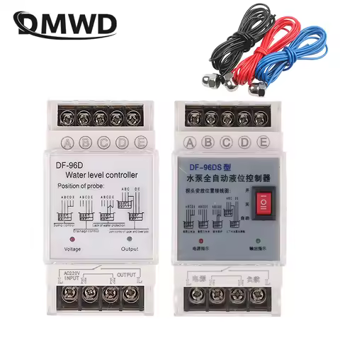 DF-96D/DF-96DS Automatic Water Level Controller Switch 220V Tank Liquid Level Detection Sensor Probe