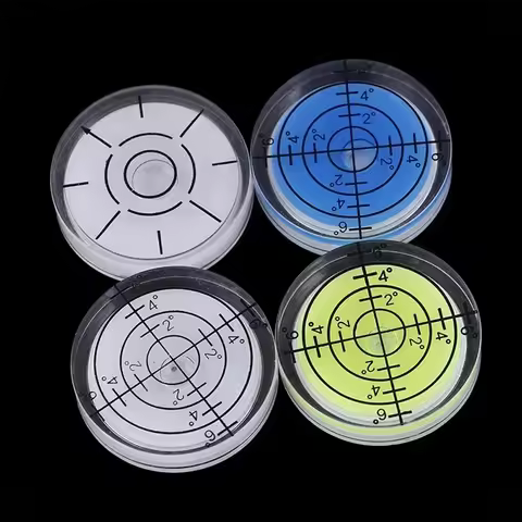 1Pc 32mm Spirit Bubble Level Degree Mark Level Round/Circular Measuring Meter Highly Translucent&wea