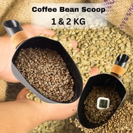 1kg & 2kg Coffee Bean Scoop | Professional Coffee Tool | Efficient Measurement