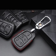 Premium Genuine Leather Key Case Cover for Cadillac Escalade XT5 CT4 CT5 Protective Key Fob Holder