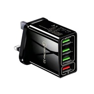 Fast Charging Adapter Charger Usb Plug Socket Android Charger Adapter Pengecas Telefon Travel Charge