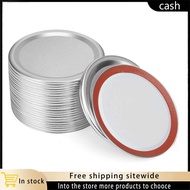 【cash】24 PCS  Jar Lids, Regular Mouth Canning Lids Reusable Split-Type Leak Proof Canning Lids with 