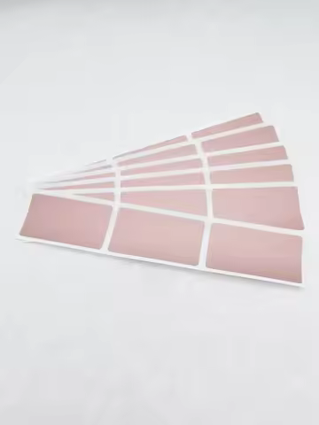 New 23x42mm 100pcs ROSE Gold Adhesive SCRATCH OFF Stickers DIY Password Hand Made Scratched Stripe C