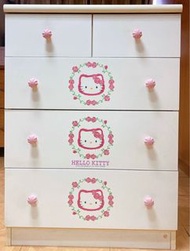 正品 sanrio hello kitty  2000 年限量版玫瑰  kitty  衣櫃  &amp; 收納櫃   日本  實木製  具抗菌、抗蟲功能 （運費需自理） 「地點適宜可面交，不用運費」  59*39*90cm