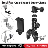 SmallRig Super Crab-Shaped Clamp Mount Kit with Ball Head Magic Arm for Cellphone Gopro Sport Action Camera Monitor Light 4373 / 1138