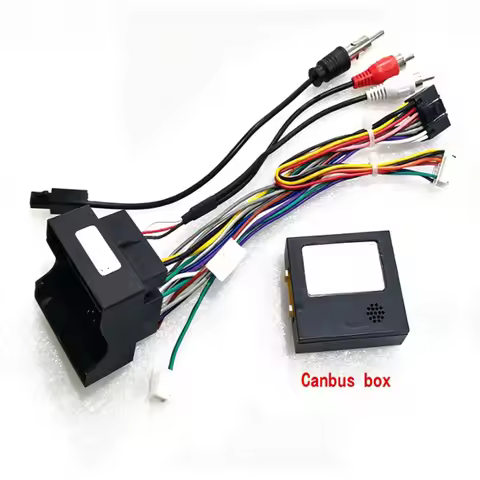 Car Radio Wiring Harness Canbus Decoder Box for BMW 3 Series E90 E91 E92 E93 X1 Android Stereo Power