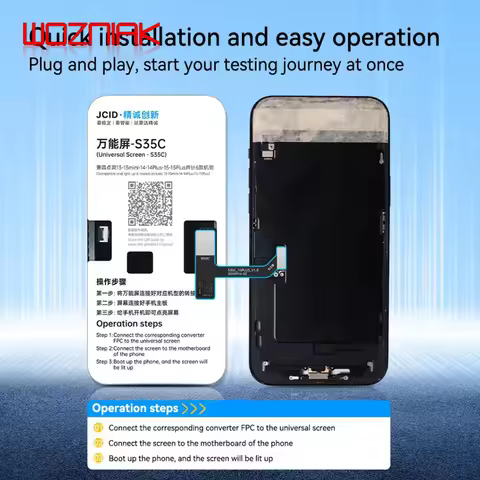 JCID S35C S36P 6in1 Universal Screen Suitable for 13 13mini 14 14plus 15 15plus Mobile Phone Motherb